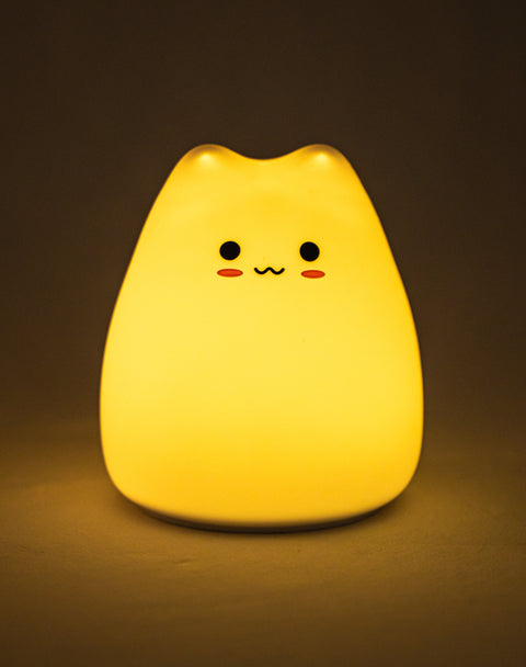 Luminária LED de Silicone Gatinho