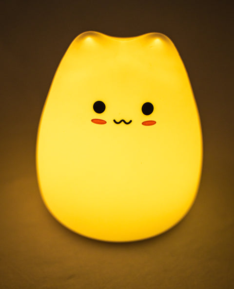 Luminária LED de Silicone Gatinho