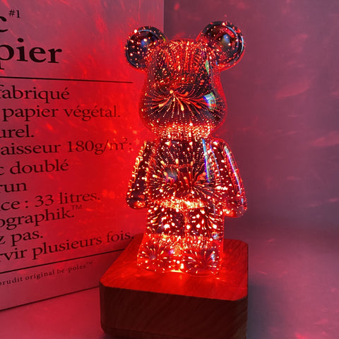 Urso Luminaria 3D Tridimensional