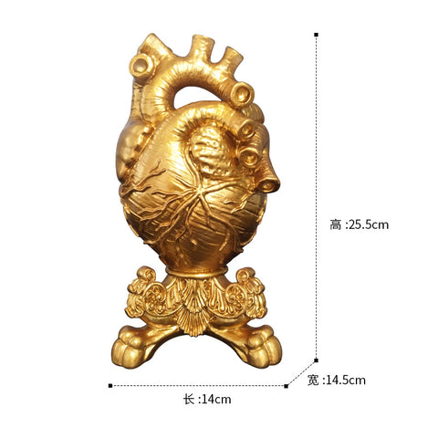 Peça Decorativa em Formato de Coração Humano